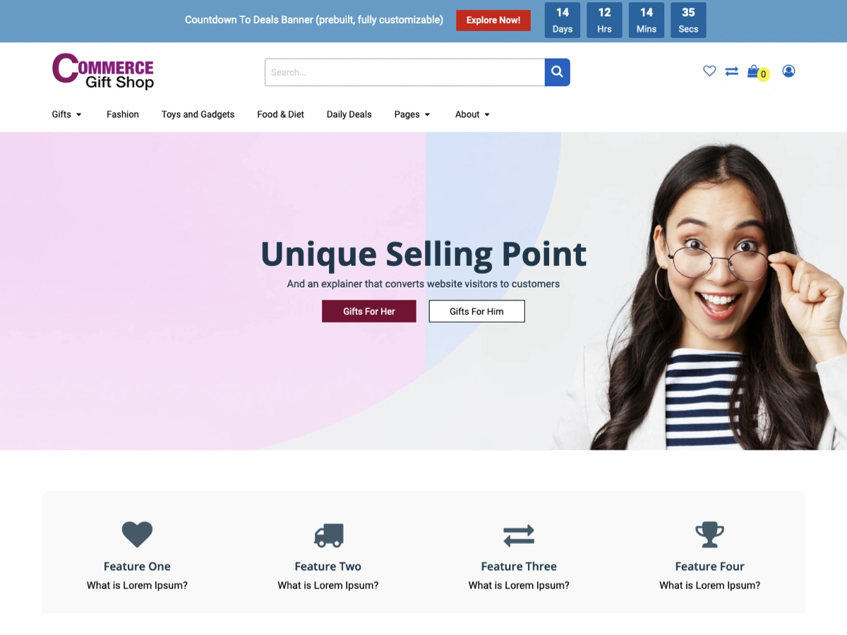 Why Choose This Theme? Productive eCommerce