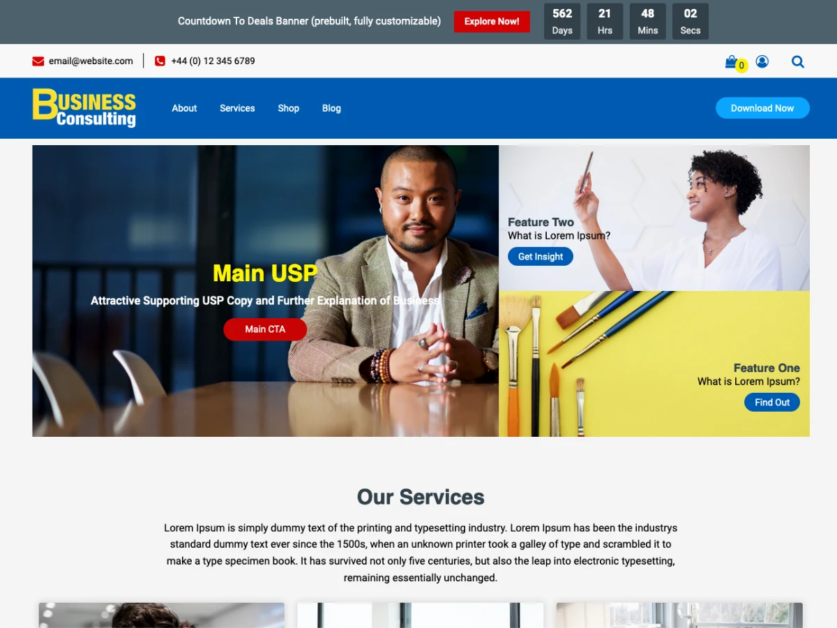 Why Choose This Theme? Productive Business