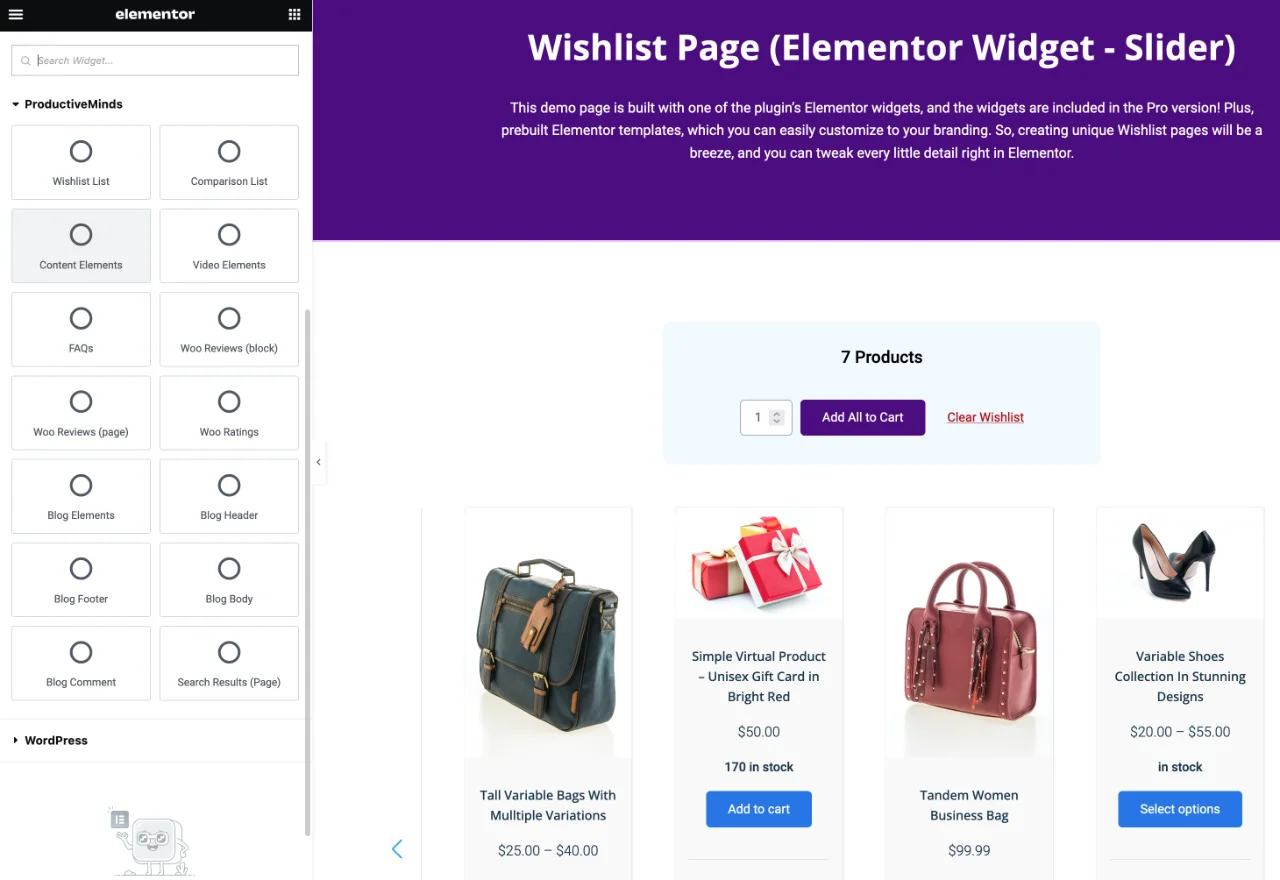 Impress Users with Elementor Widgets