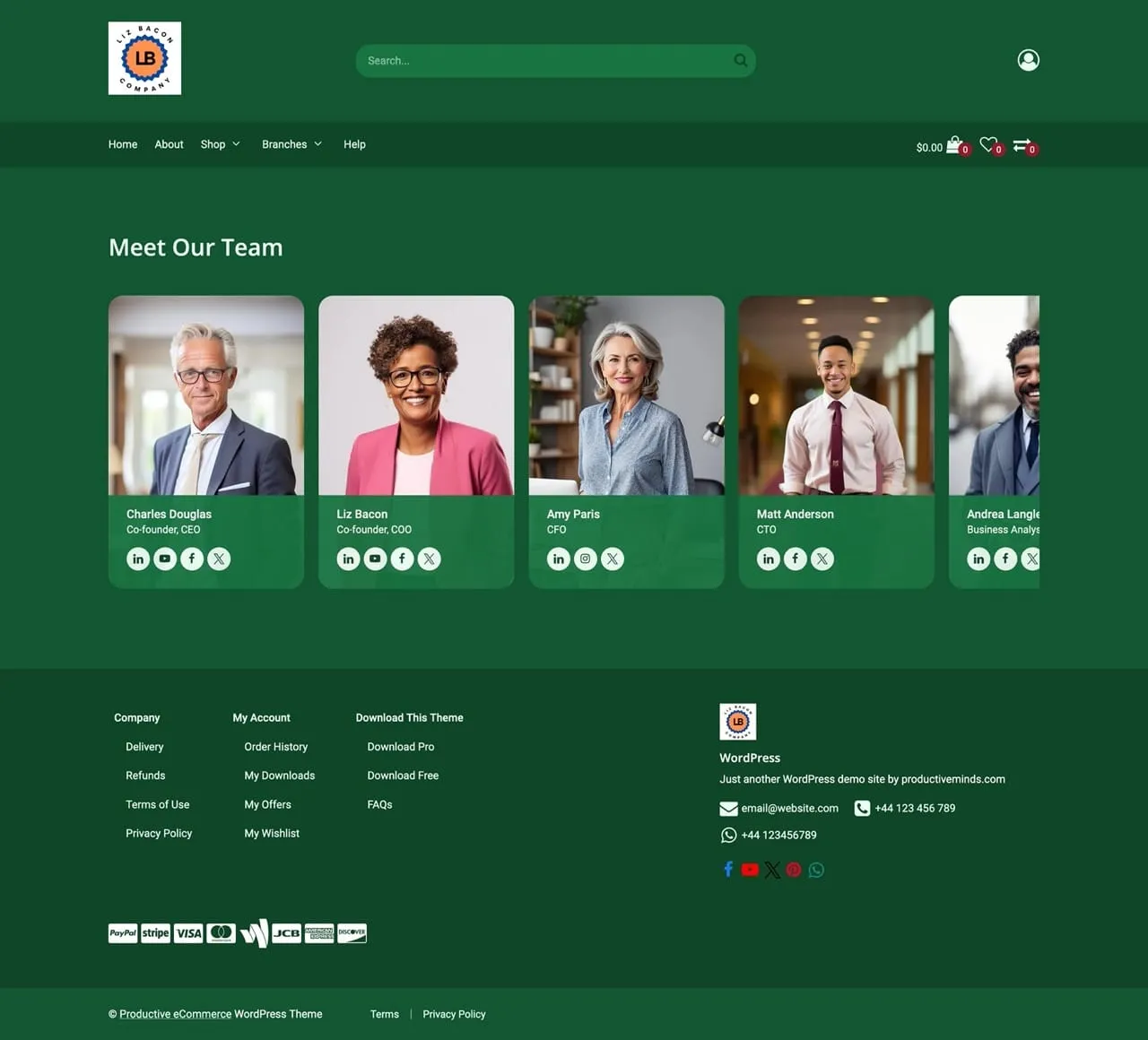 COLOR SCHEME: Vibrant Green, Monochromatic Dark Tone
