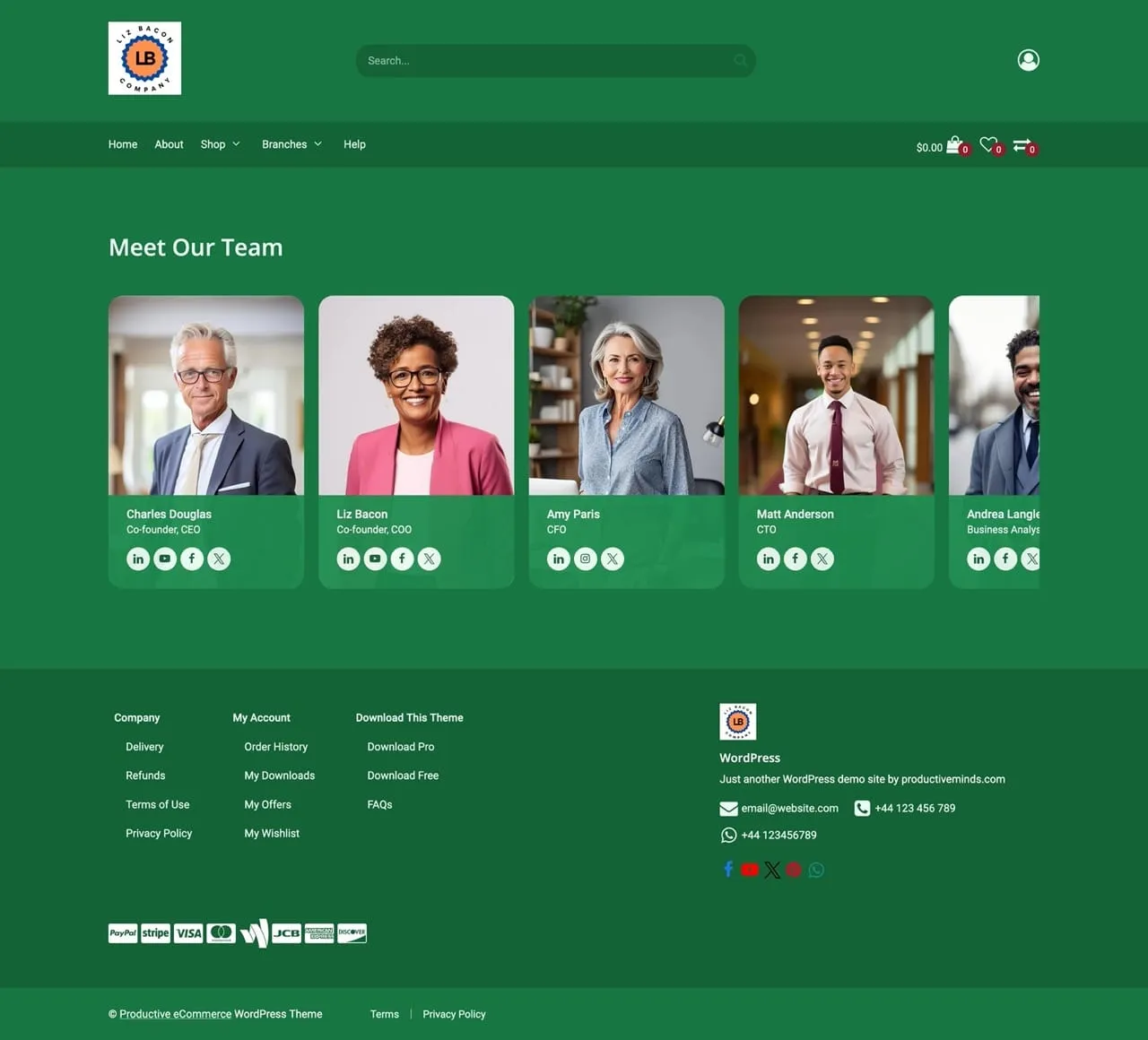 COLOR SCHEME: Vibrant Green, Monochromatic Standard Tone